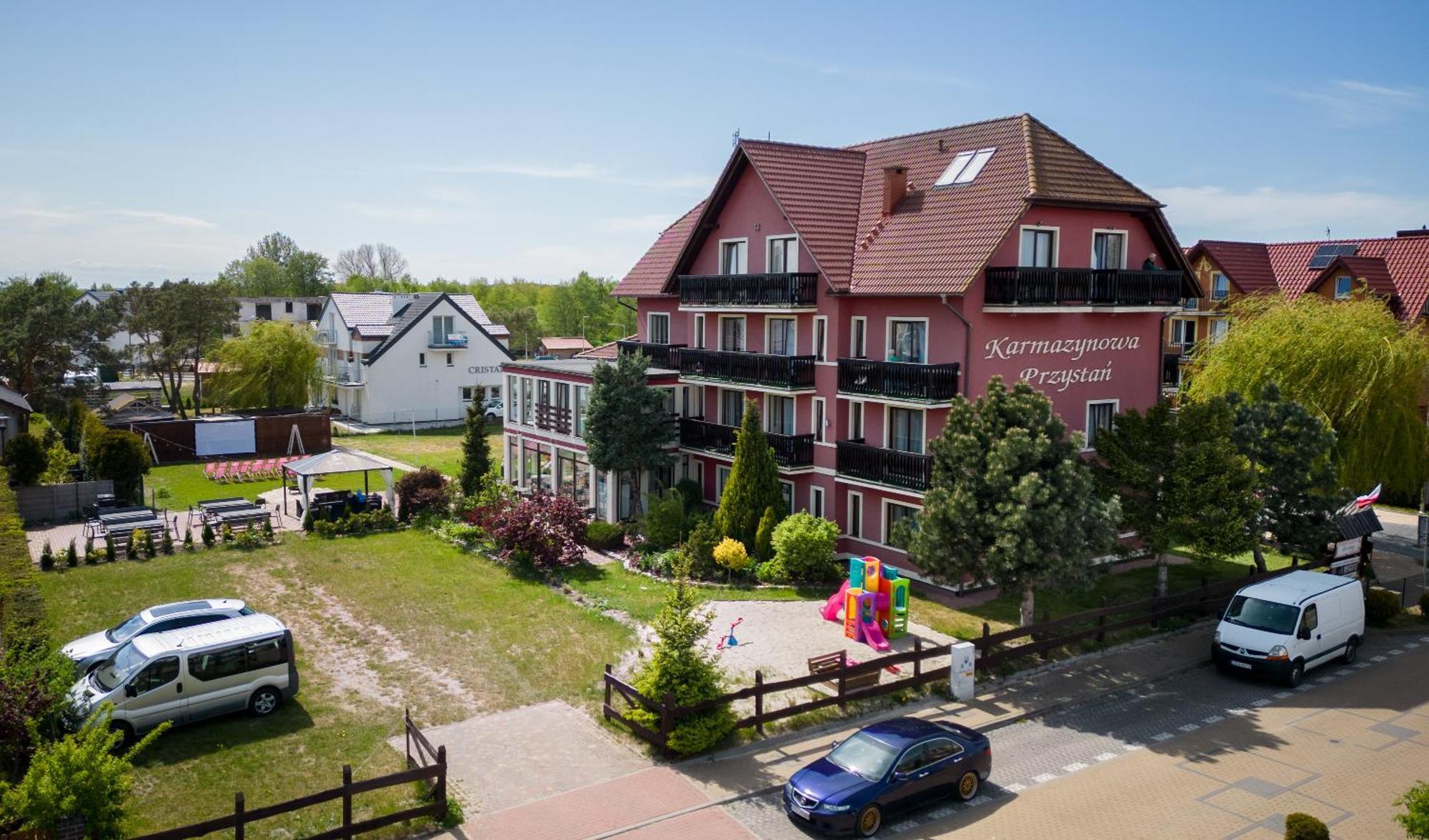 Willa Karmazynowa Przystan Międzywodzie Exteriér fotografie